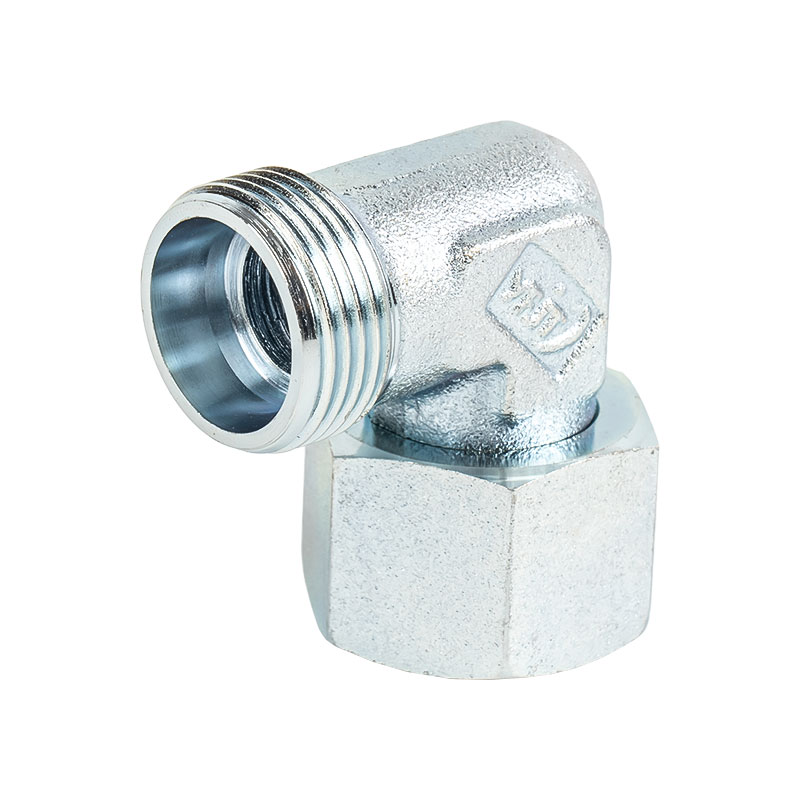 2C9.2D9 90 ° محول أنبوب مخفض الكوع مع دوارة الجوز